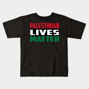 PALESTINIAN LIVES MATTER Kids T-Shirt